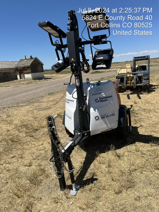 2024 Generac MLT2 Diesel, Flex Switch 120V Input, Powerzone Controller, 
(4) 320W LED Lights, 4kW Generator, 39.9 Gal Fuel Tank, 2" Ball, T3