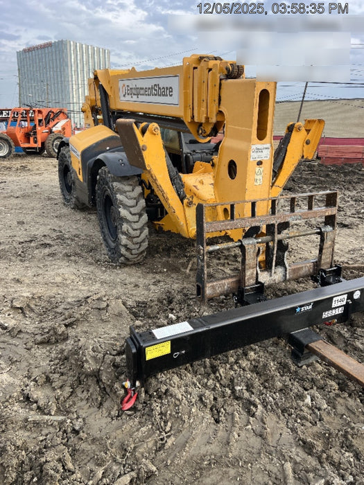 2019 JCB 510-56 Open ROPS, 74 HP, Solid Tires, Worklights, Beacon, Aux Hydraulics, Lifting Eye 66" Carriage/60" Forks