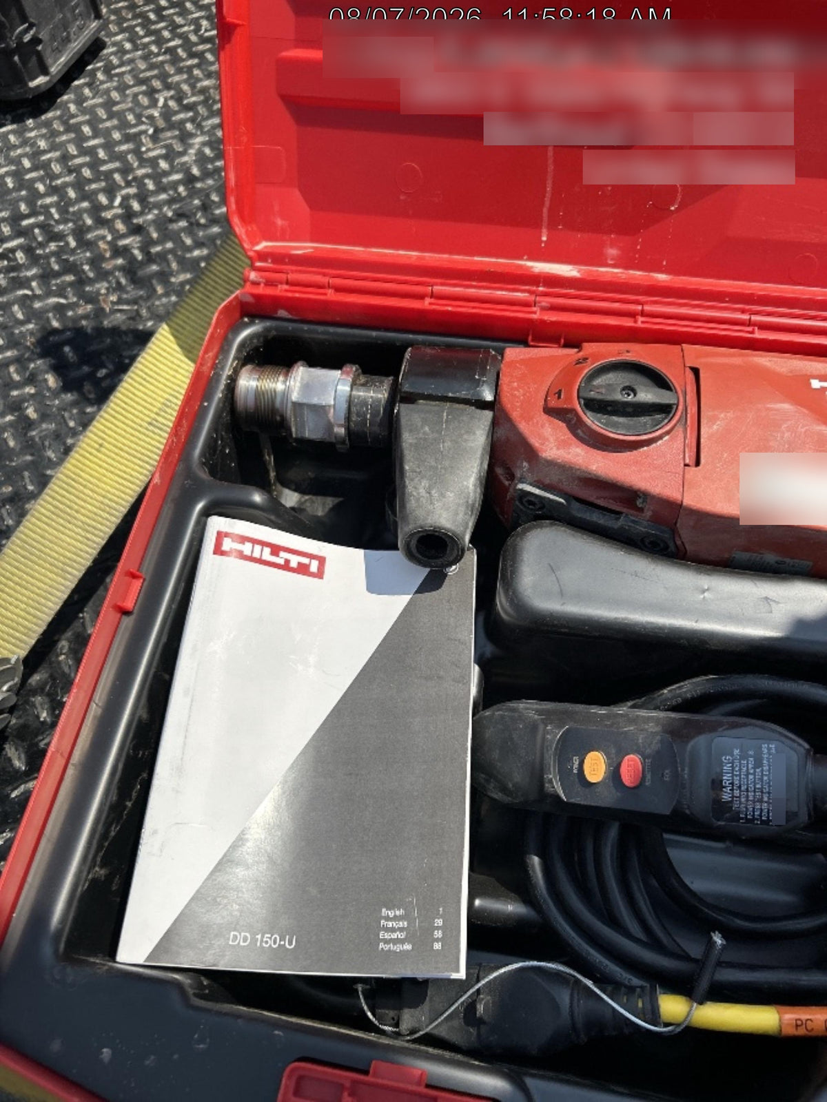 2025 HILTI DD 150-U