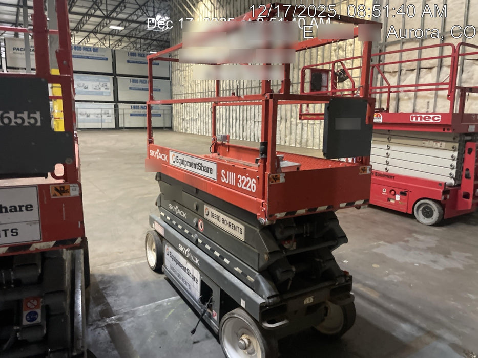 2019 Skyjack SJIII-3226 Standard Options