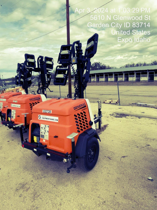 2023 Generac MLT2 Diesel, Flex Switch 120V Input, Powerzone Controller, (4) 320W LED Lights, 4kW Generator, 39.9 Gal Fuel Tank, 2" Ball, T3