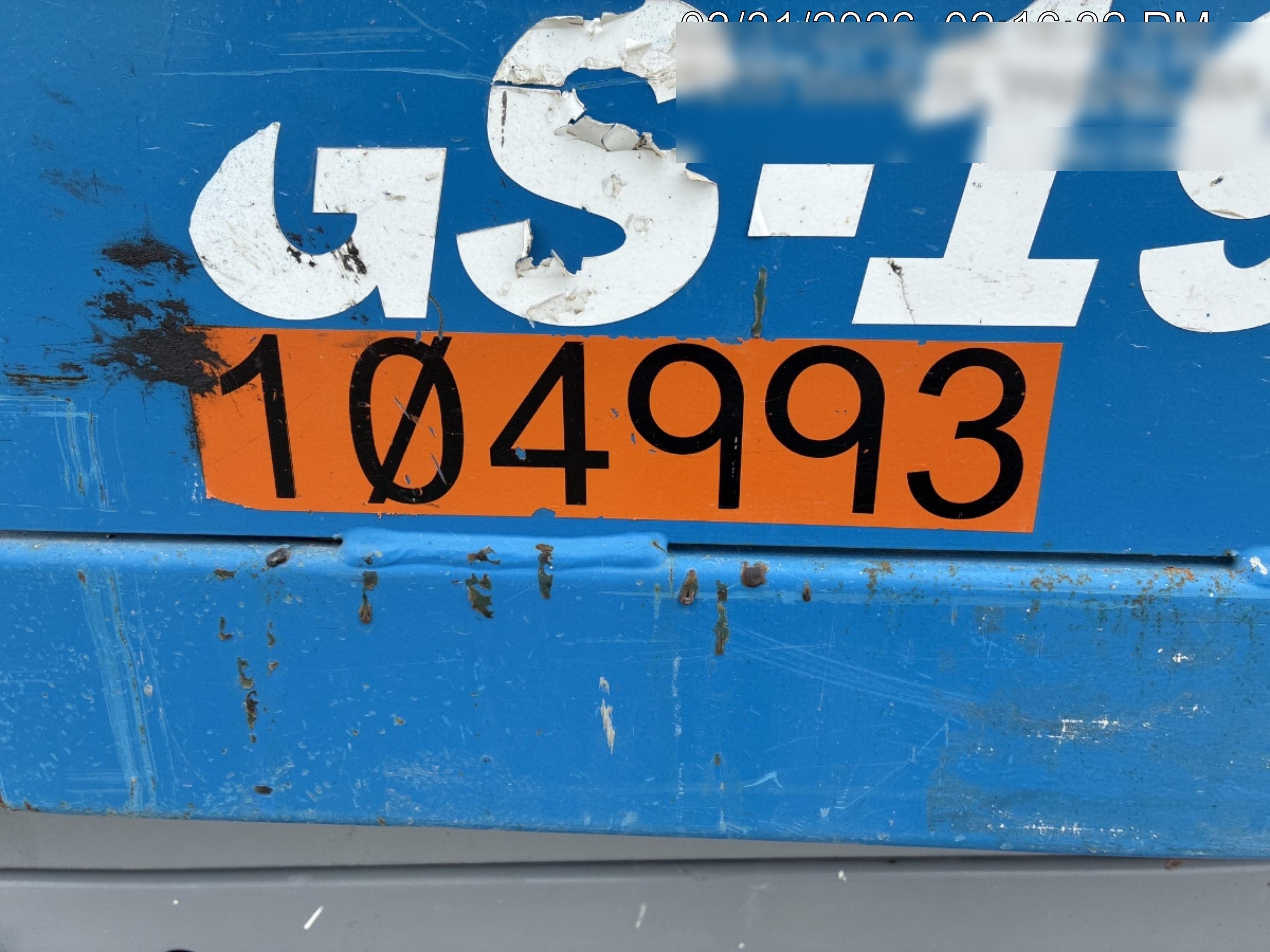 2020 Genie GS-1930 Standard Machine, 800W Inverter