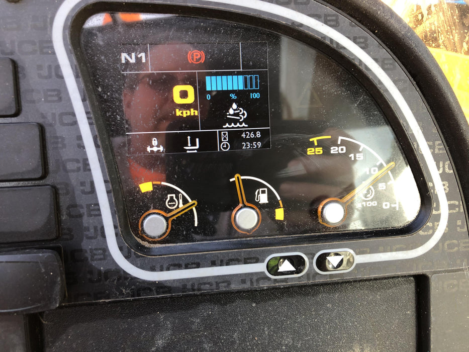 2019 JCB 512-56 Canopy, 109 HP, Solid Tires, STD Worklight, Beacon, Aux Hydraulics, Lifting Eye, Back up Alarm w/66" Carriage/60" Forks