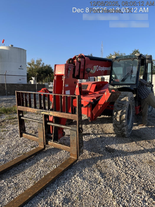 2020 Manitou MTA12055SER3 Cab/Heat/Air, Solid Tires, Amber Strobe, Lift Hook w/66" Carriage, 60" Forks