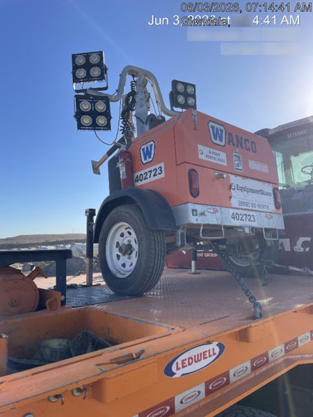 2024 Wanco WLTT-4MM4K Diesel, Deep Sea Controller, Shore Power Plug, Auto Start, (4) 350W LED Floodlights, 4kW Generator, 60 Gal Fuel Tank, 2" Ball, T3
