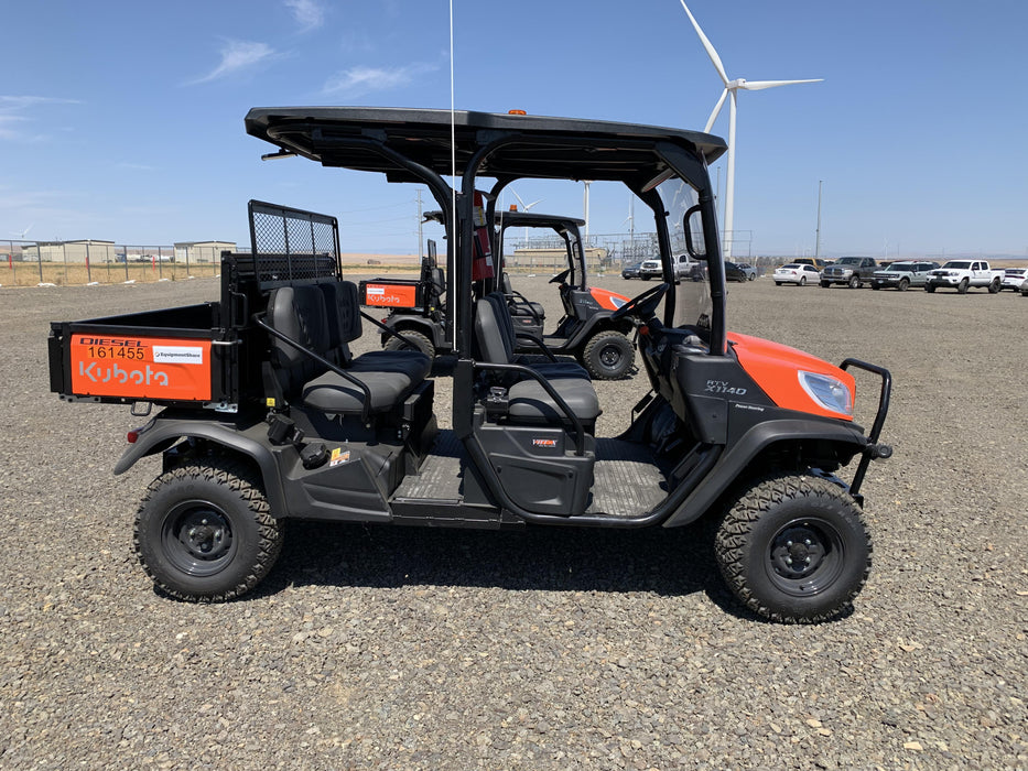 2021 Kubota RTV-X1140W-H Plastic Canopy, Windshield Acrylic Clear, LED Strobe Light, Wire Harness Kit, Back up Alarm