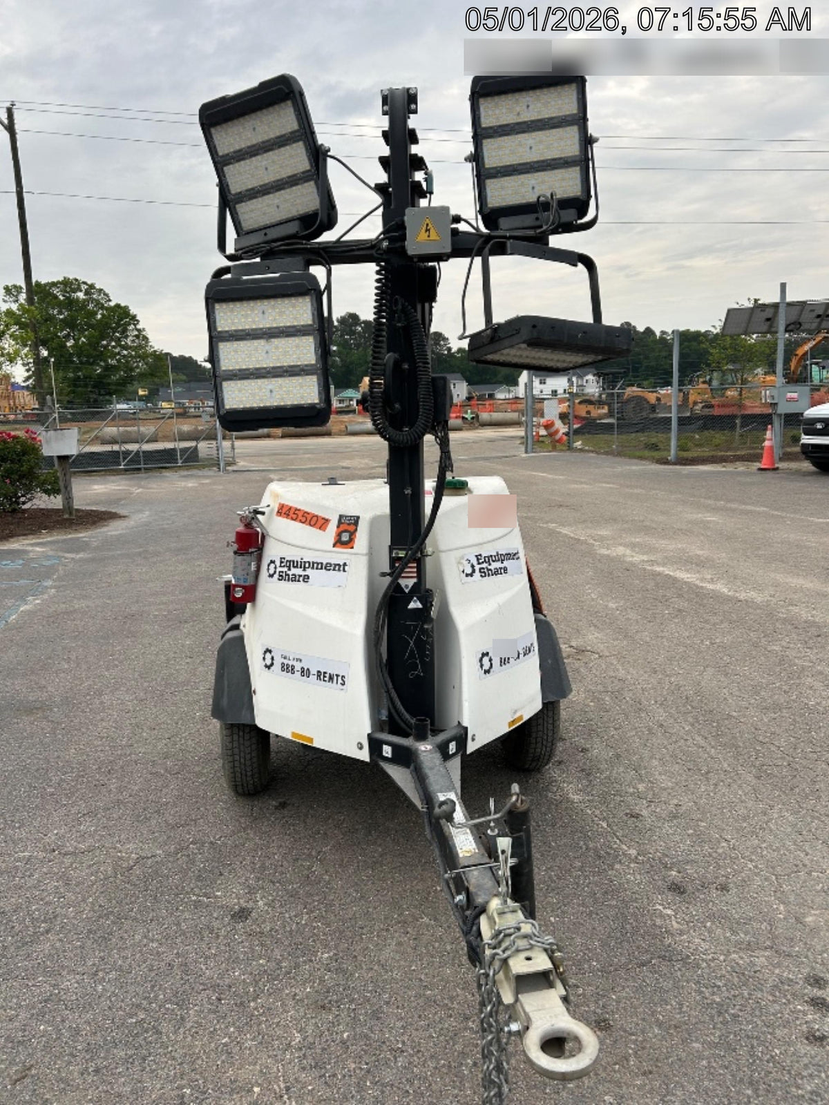 2024 Generac MLT6SKDS-STD4 ELEC WINCH Diesel, Electric Winch Mast, Powerzone Controller, (4) 320W LED Lights, 4kW Generator, 39.9 Gal Fuel Tank, 2" pintle, T3