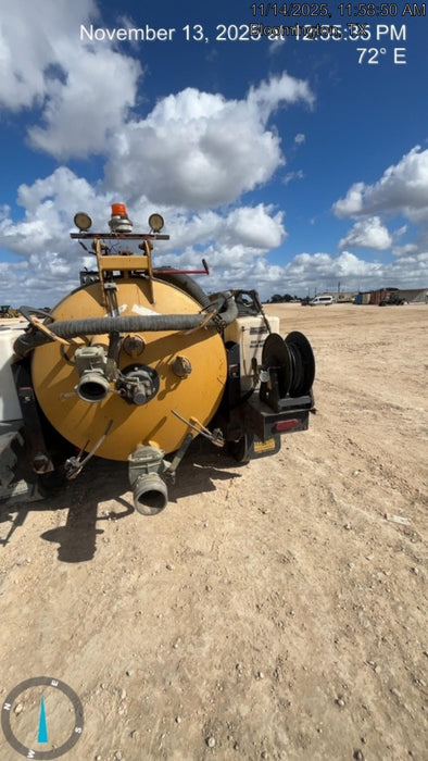 2020 Vac-Tron LP573XDT 24Hp Kohler Diesel - 500 Gal Debris Tank - 500 CFM Vacuum Pump - x2 100 Gal Water Tanks