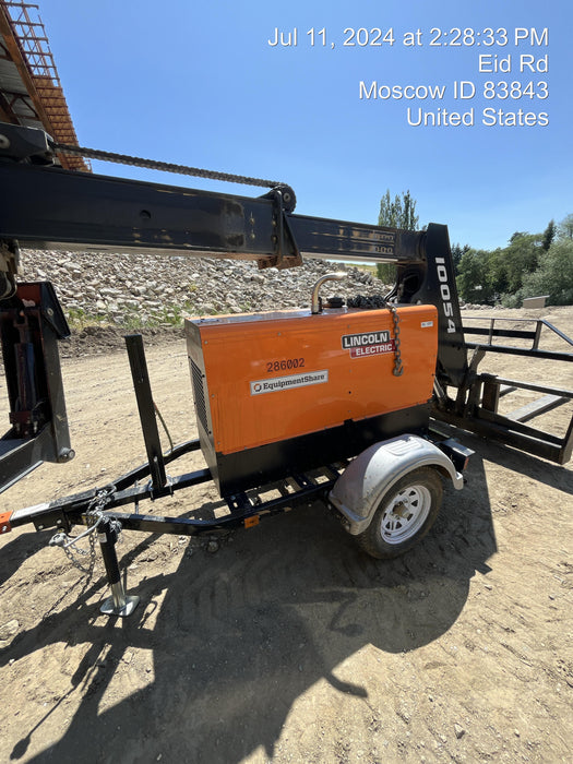 2022 Lincoln Electric LE400 Kubota V1505, Trlr, Cable Rack, Light Kit, ES Decals, T3