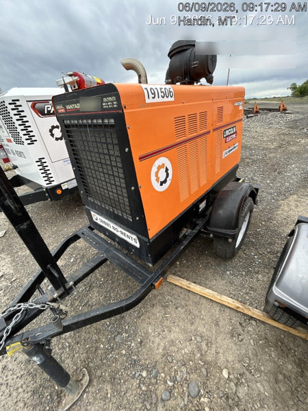 2021 Lincoln Electric Vantage 549X Ready Pak 3, ORANGE (includes trailer, cable rack, fender light kit)
