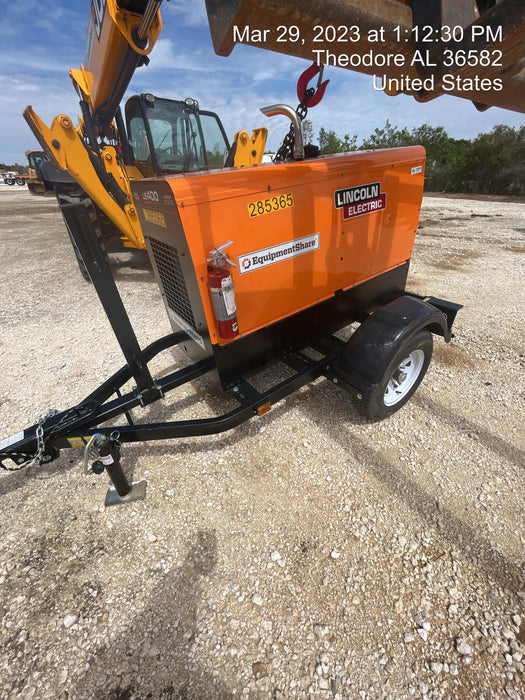 2022 Lincoln Electric LE400 Kubota V1505, Trlr, Cable Rack, Light Kit, ES Decals, T3