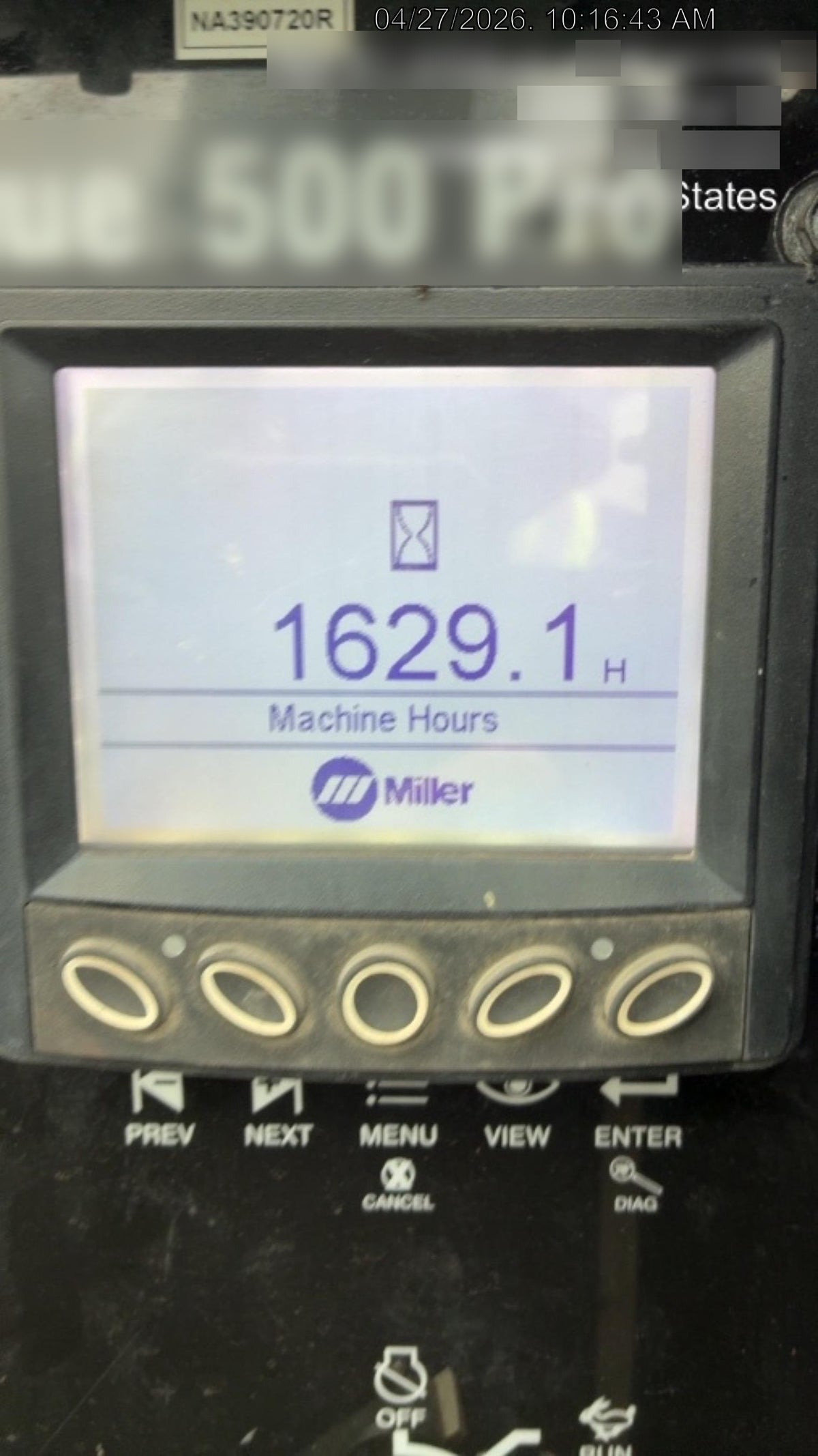 2020 Miller Electric BB500 BIG BLUE 500 PRO (KUBOTA) DELUXE W/ ARCREACH
