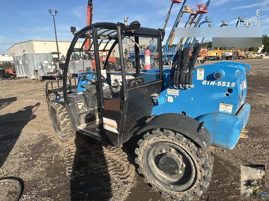 2020 Genie GTH-5519 Canopy, Solid Tires, Work Lights, Beacon, Aux Hydraulics, Back up Alarm