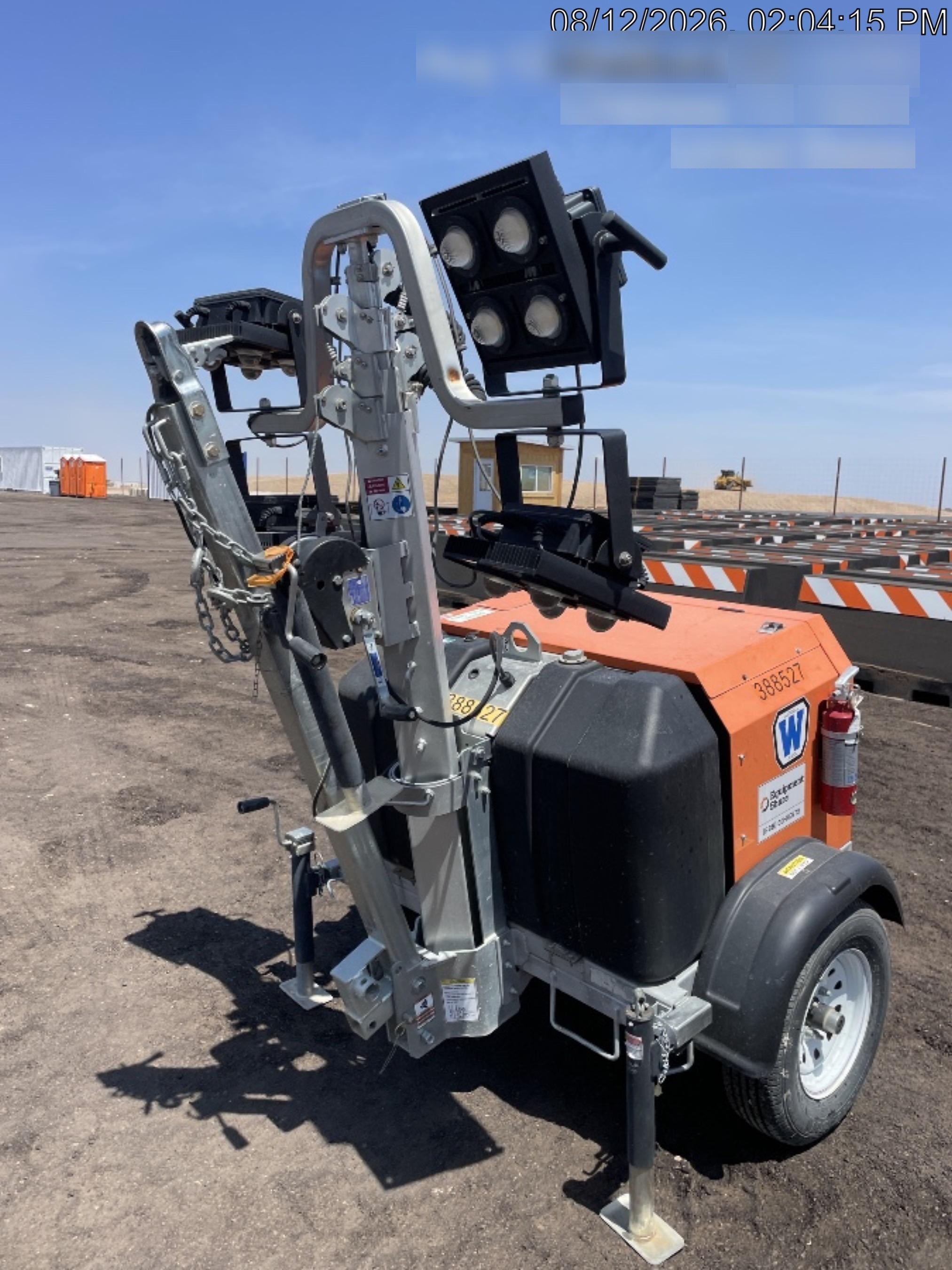 2024 Wanco WLTT-4MM4K Diesel, Deep Sea Controller, Shore Power Plug, Auto Start, (4) 350W LED Floodlights, 4kW Generator, 60 Gal Fuel Tank, 2" Ball, T3