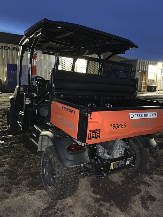 2021 Kubota RTV-X1140W-H Plastic Canopy, Windshield Acrylic Clear, LED Strobe Light, Wire Harness Kit, Back up Alarm