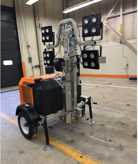 2024 Wanco WLTT-4MM4K Diesel, Deep Sea Controller, Shore Power Plug, Auto Start, (4) 350W LED Floodlights, 4kW Generator, 60 Gal Fuel Tank, 2" Ball, T3