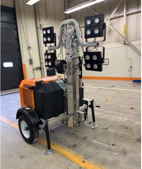 2024 Wanco WLTT-4MM4K Diesel, Deep Sea Controller, Shore Power Plug, Auto Start, (4) 350W LED Floodlights, 4kW Generator, 60 Gal Fuel Tank, 2" Ball, T3