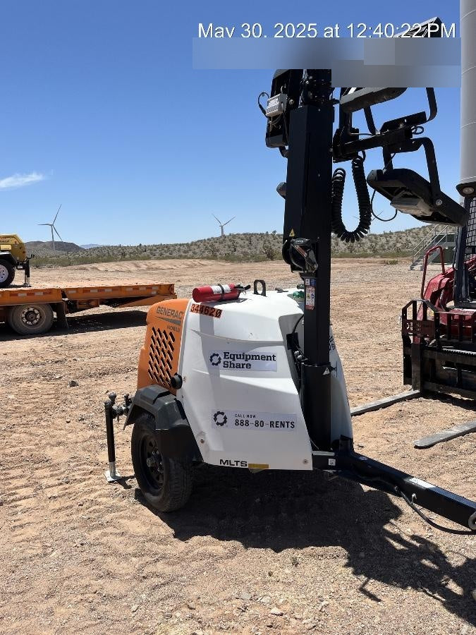 2023 Generac MLT2 Diesel, Flex Switch 120V Input, Powerzone Controller, (4) 320W LED Lights, 4kW Generator, 39.9 Gal Fuel Tank, 2" Ball, T3