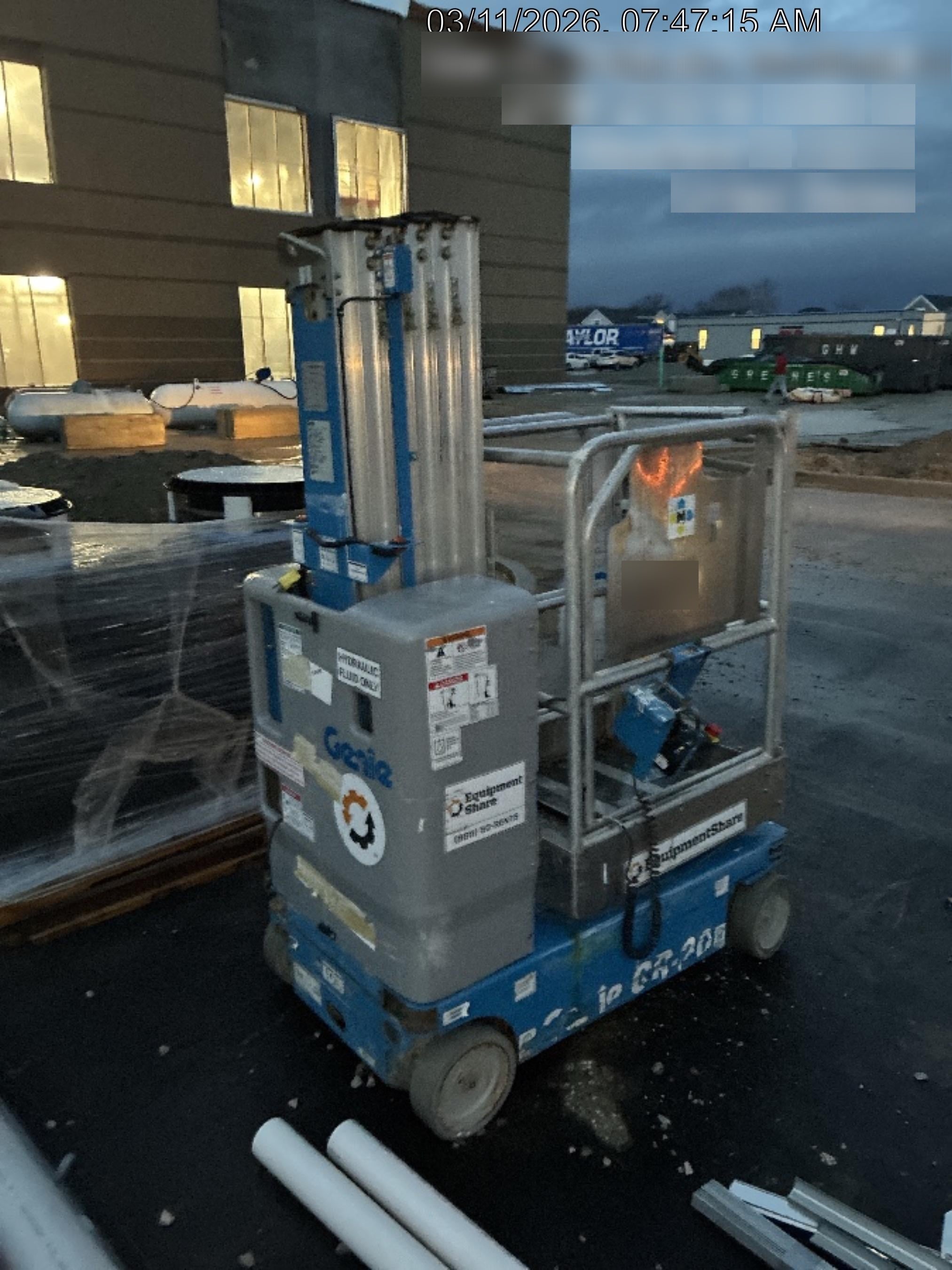 2019 GENIE GR-20