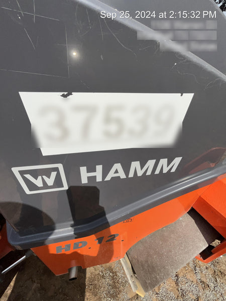 2019 HAMM HD12VV