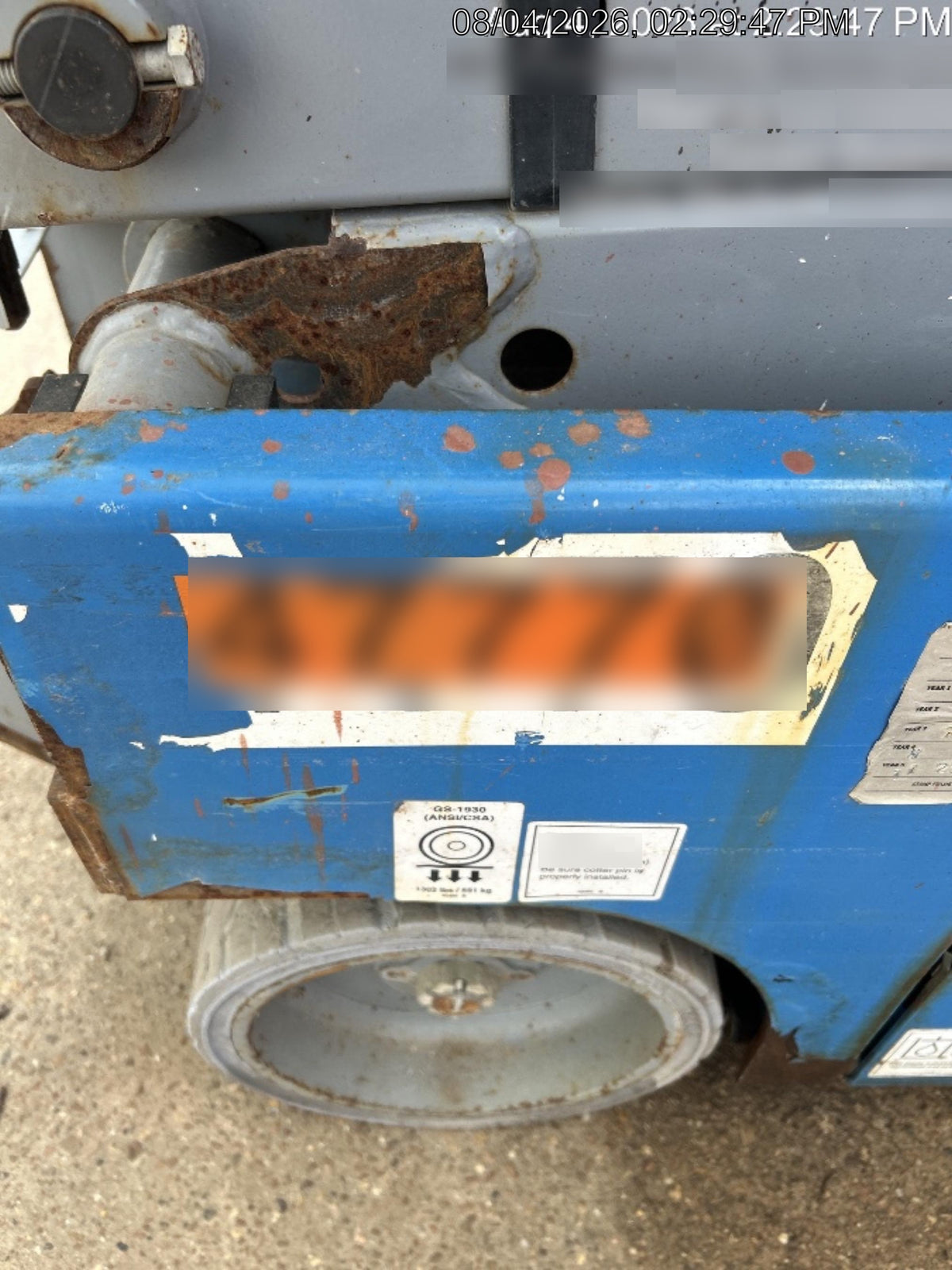 2019 Genie GS-1930 Fixed Rails with Chain Entry