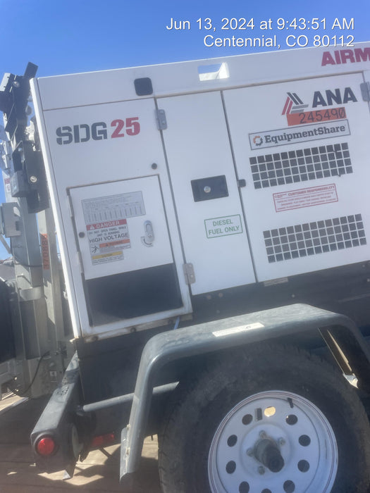 2023 Wanco WLTT-4MM4K Diesel, Deep Sea Controller, Shore Power Plug, Auto Start, (4) 350W LED Floodlights, 4kW Generator, 60 Gal Fuel Tank, 2" Ball, T3