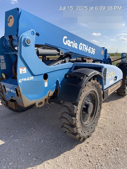 2018 Genie GTH-636 Genie GTH-636 w/Open ROPS, Work Lights, Solid Tires, RH Cab Mesh, Beacon, 48" Carriage and Forks