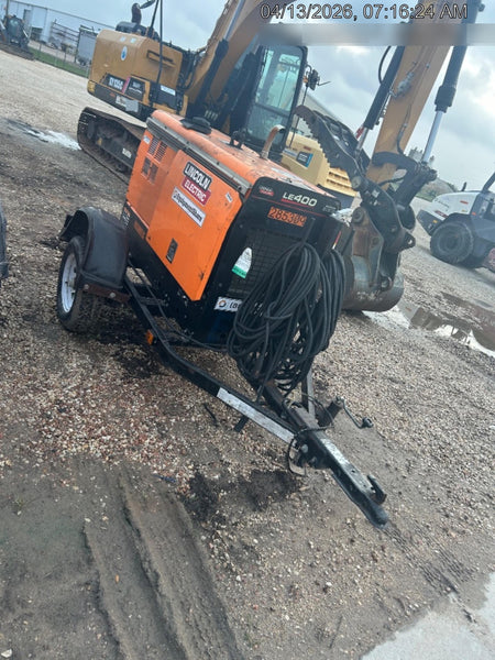2022 Lincoln Electric LE400 Kubota V1505, Trlr, Cable Rack, Light Kit, ES Decals, T3