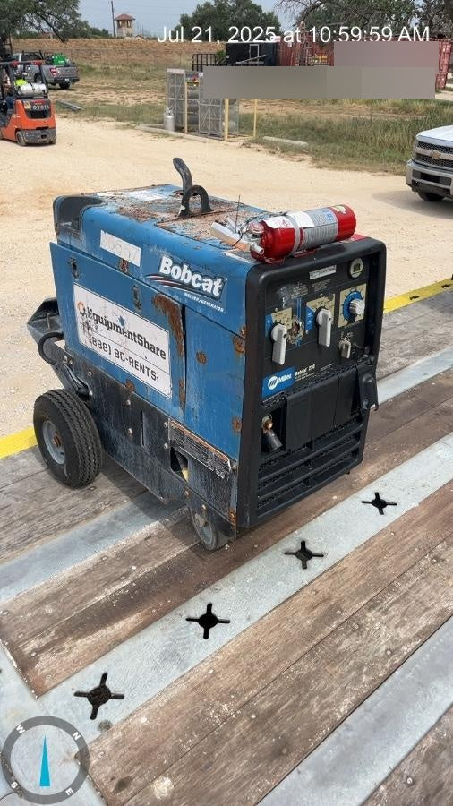 2019 Miller Electric BOBCAT 250 LP/Propane, Running Gear, Tank Bracket, Hose