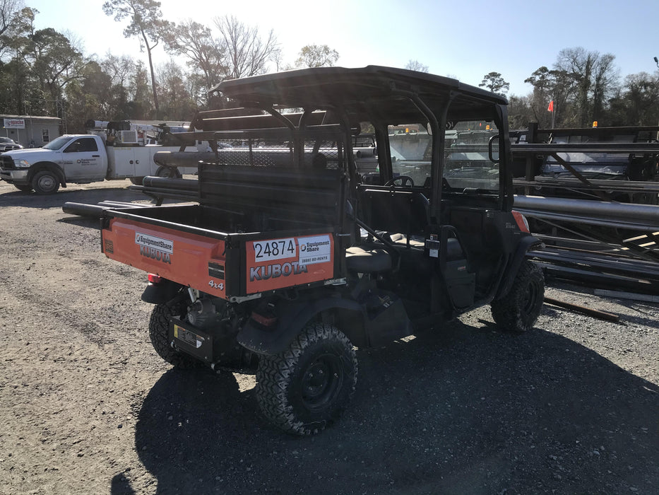 Kubota RTV-X1140W-H Kubota RTVX1140WH 4wd Utility Cart, LED Strobe, Windshield Tempered Glass, Pastic Canopy, Wire Harness Kit, Backup Alarm