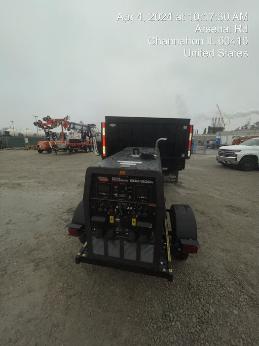 2024 Lincoln Electric Dual Maverick 200/200X Ready Pak 3, Includes Trailer, Cable Rack, Fender Light Kit K4382-1-RP3