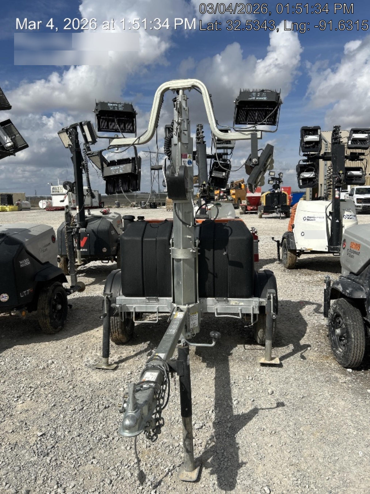 2024 Wanco WLTT-4MM4K Diesel, Deep Sea Controller, Shore Power Plug, Auto Start, (4) 350W LED Floodlights, 4kW Generator, 60 Gal Fuel Tank, 2" Ball, T3