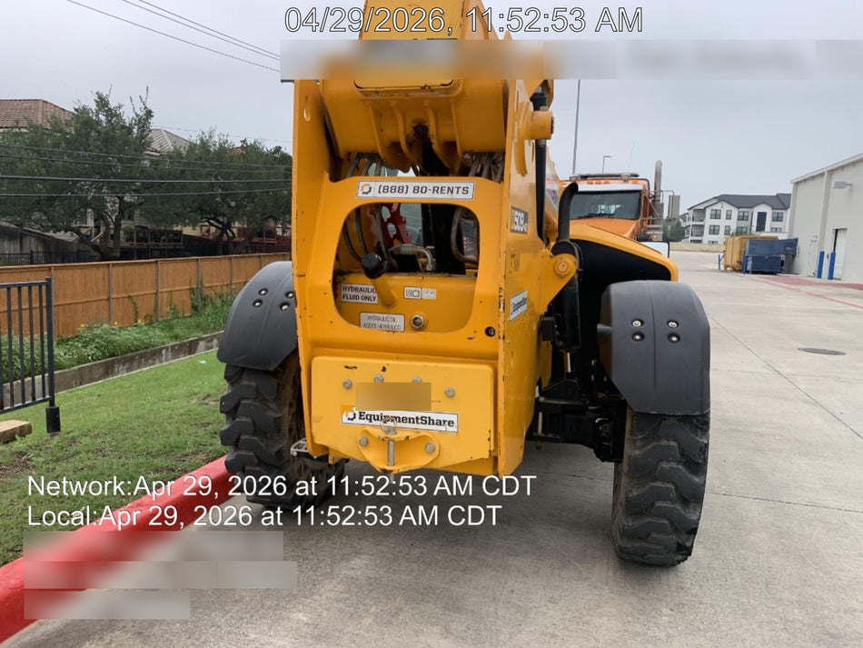2019 JCB 509-42 Canopy, 74 HP, Solid Tires, STD Worklight, Beacon, Aux Hydraulics, Lifting Eye, Back up Alarm