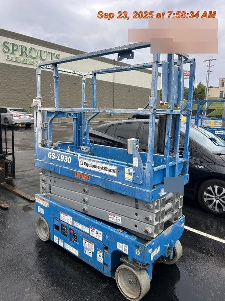 2020 Genie GS-1930 Solid Non Marking Tires, Beacon, Folding rails with half height swing gate