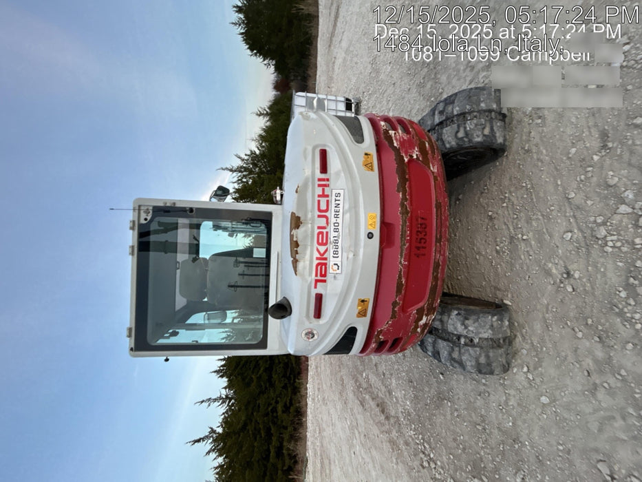 2020 Takeuchi TB250-2C Cab/Heat/Air, Rubber Tracks, Manual TAG QC
