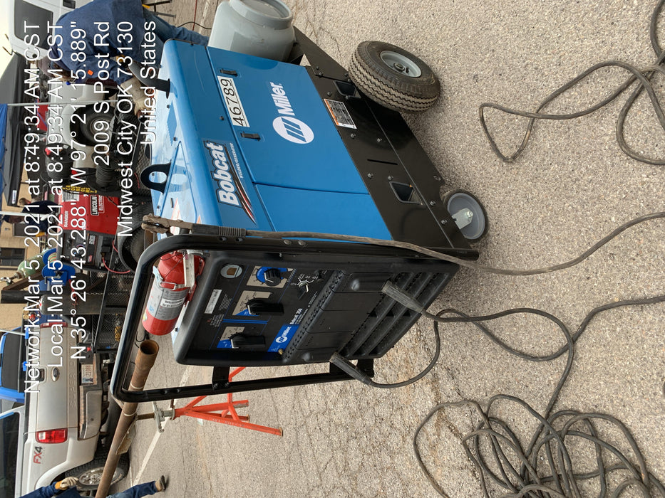 2019 Miller Electric BOBCAT 250 Standard w/Running Gear, Bracket, Hose