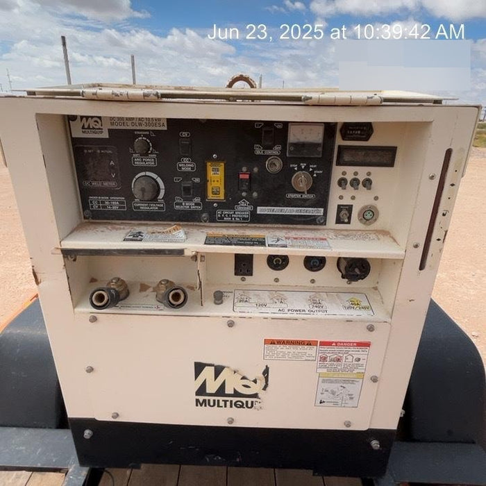 Multiquip DLW300ESA1 Multiquip 300 Amp Welder w/Trailer
