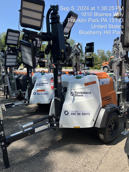 2023 Generac MLT2 Diesel, Flex Switch 120V Input, Powerzone Controller, 
(4) 320W LED Lights, 4kW Generator, 39.9 Gal Fuel Tank, 2" Ball, T3