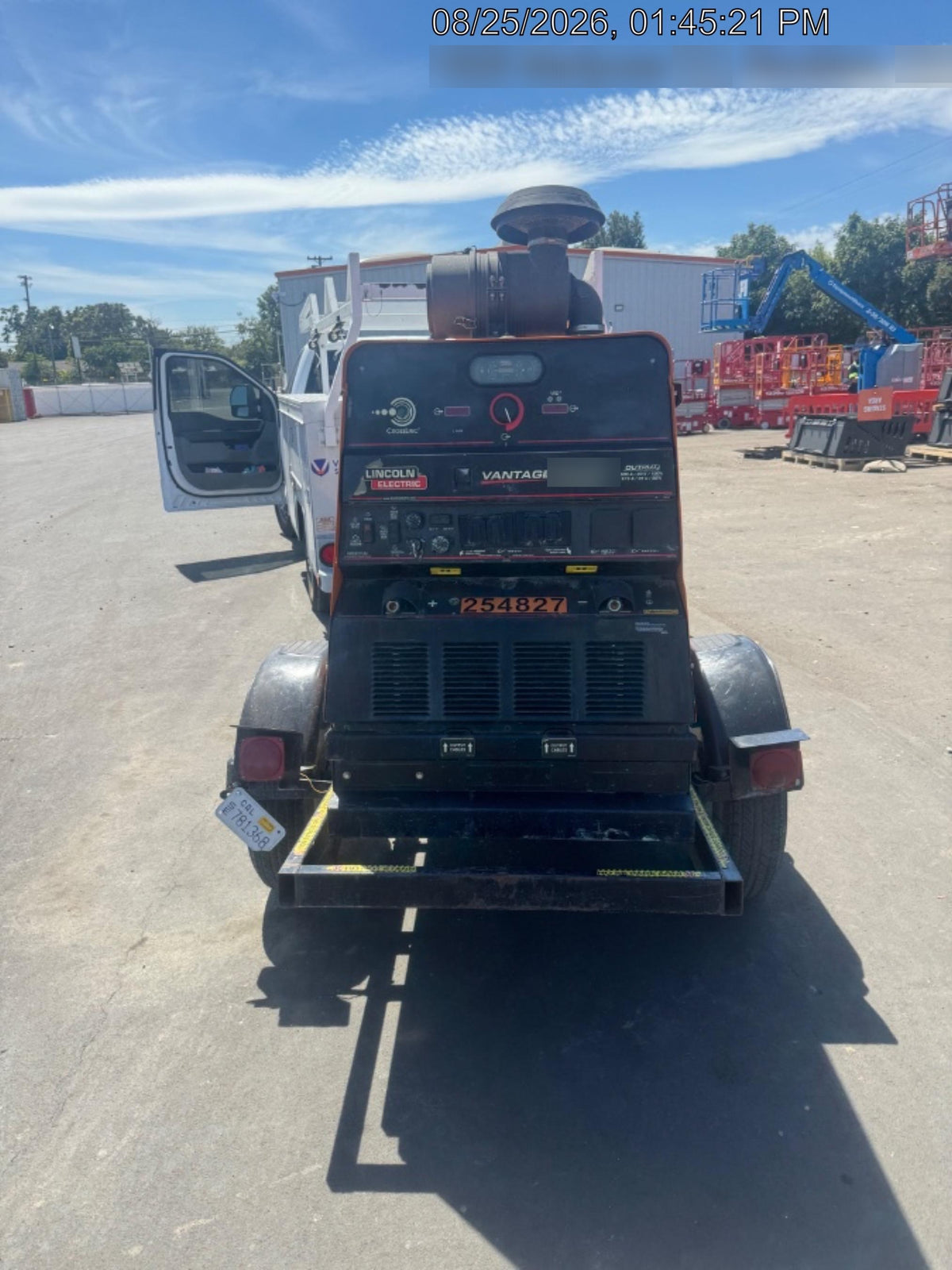 2022 Lincoln Electric Vantage 549X Crosslink Technology, Trailer Mounted, ES Decals, T3