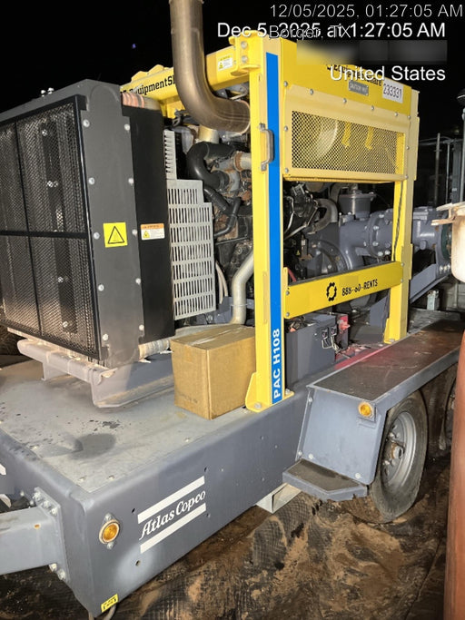 2022 ATLAS COPCO PAC H108 JD