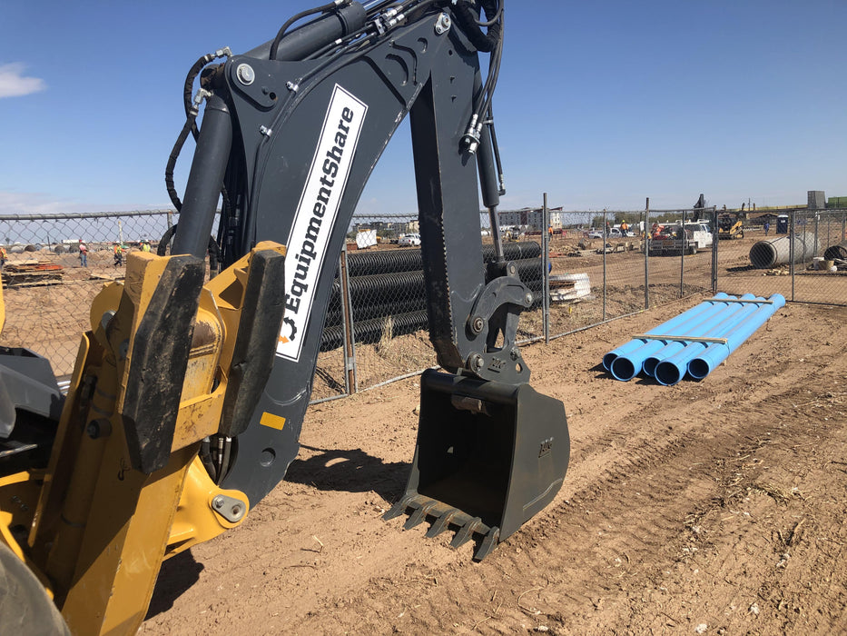 2020 John Deere 310LEP - Extendable Stick Canopy, 4WD, Extendable Stick, Pilot Controls, 2 Way Hydraulics, TAG Manual QC