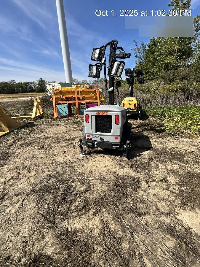 2024 Wacker Neuson LTT4 Diesel, Kohler KDW702, Deep Sea Controller, Auto Start, LED 320W, Bypass Outlet, T3
