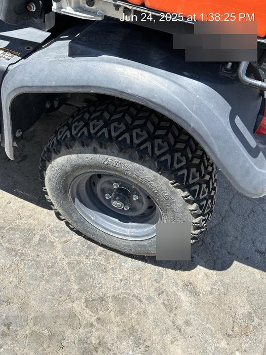 Kubota RTV-X1140W-H 4WD utility cart -LED strobe -Windshield tempered glass -Plastic canopy -Wire harness kit -Backup alarm