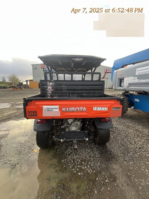 Kubota RTV-X1140W-H 4WD, LED Strobe, Windshield Acrylic Clear, Plastic Canopy, Wire Harness Kit, Backup Alarm