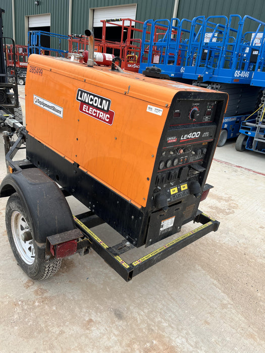 2022 Lincoln Electric LE400 Kubota V1505, Trlr, Cable Rack, Light Kit, ES Decals, T3