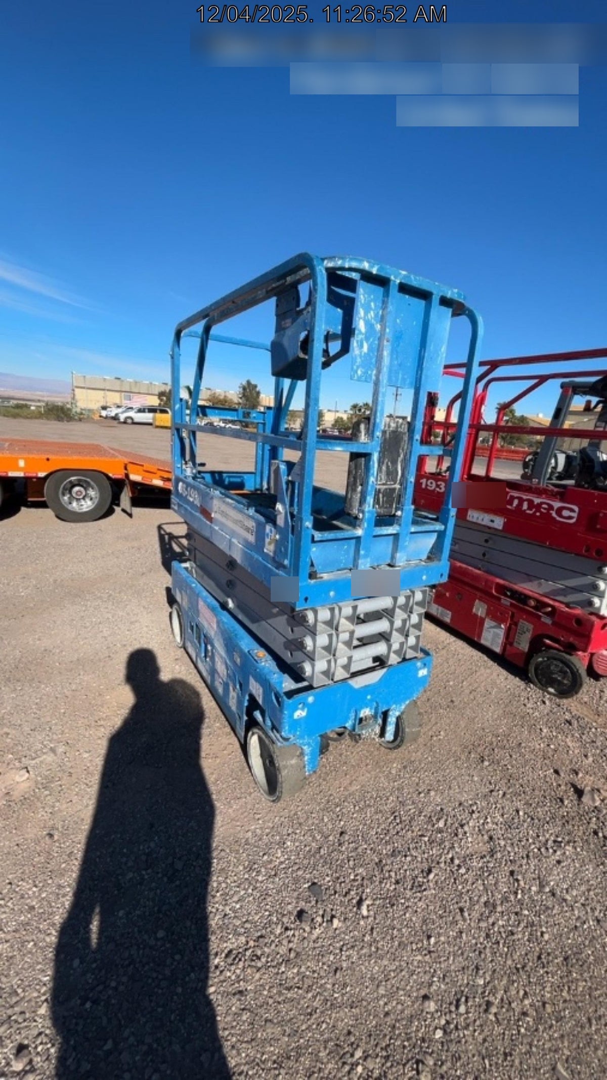 2019 Genie GS-1930 Half Height Swing Gate, 800W Inverter