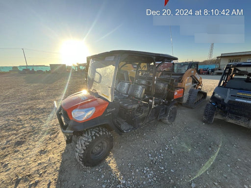 2022 Kubota RTV-X1140W-H Plastic Canopy, Windshield Acrylic Clear, LED Strobe Light, Wire Harness Kit, Back up Alarm