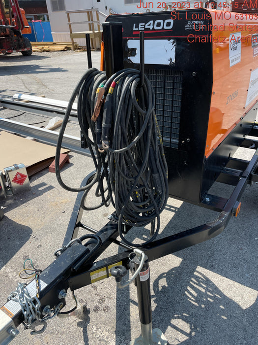 2022 Lincoln Electric LE400 Kubota V1505, Trlr, Cable Rack, Light Kit, ES Decals, T3