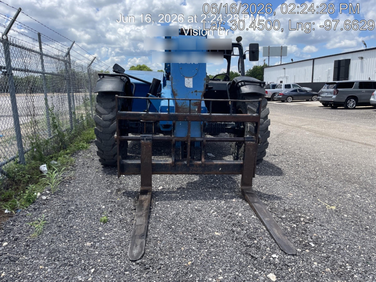 2018 Genie GTH-844 Genie GTH-844 w/ROPS, Work Lights, Solid Tires, RH Cab Mesh, Beacon, 60" Carriage and Forks