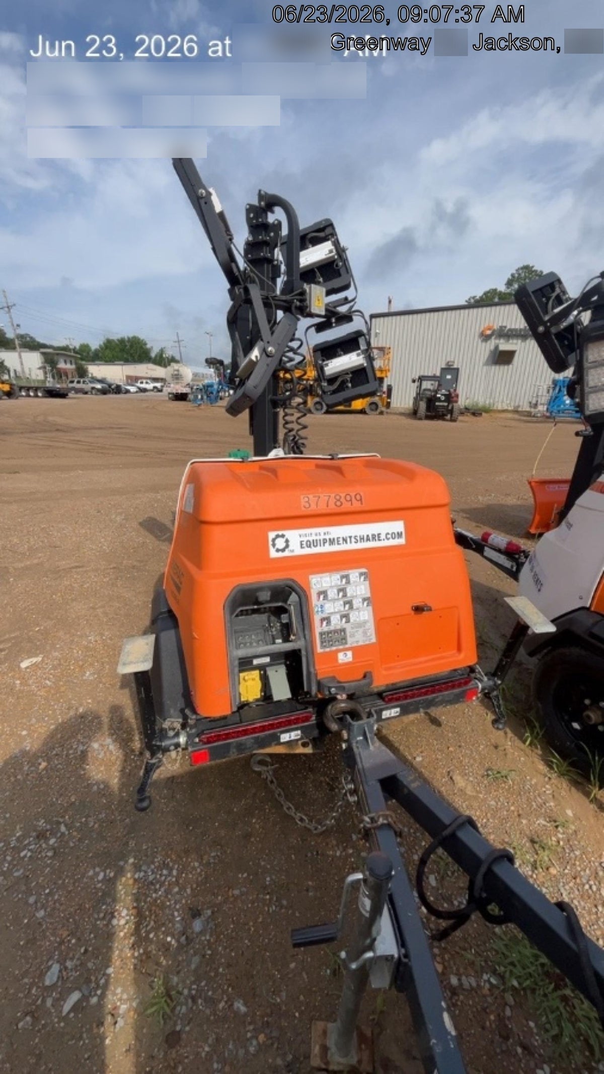 2023 Generac MLT2 Diesel, Flex Switch 120V Input, Powerzone Controller, 
(4) 320W LED Lights, 4kW Generator, 39.9 Gal Fuel Tank, 2" Ball, T3